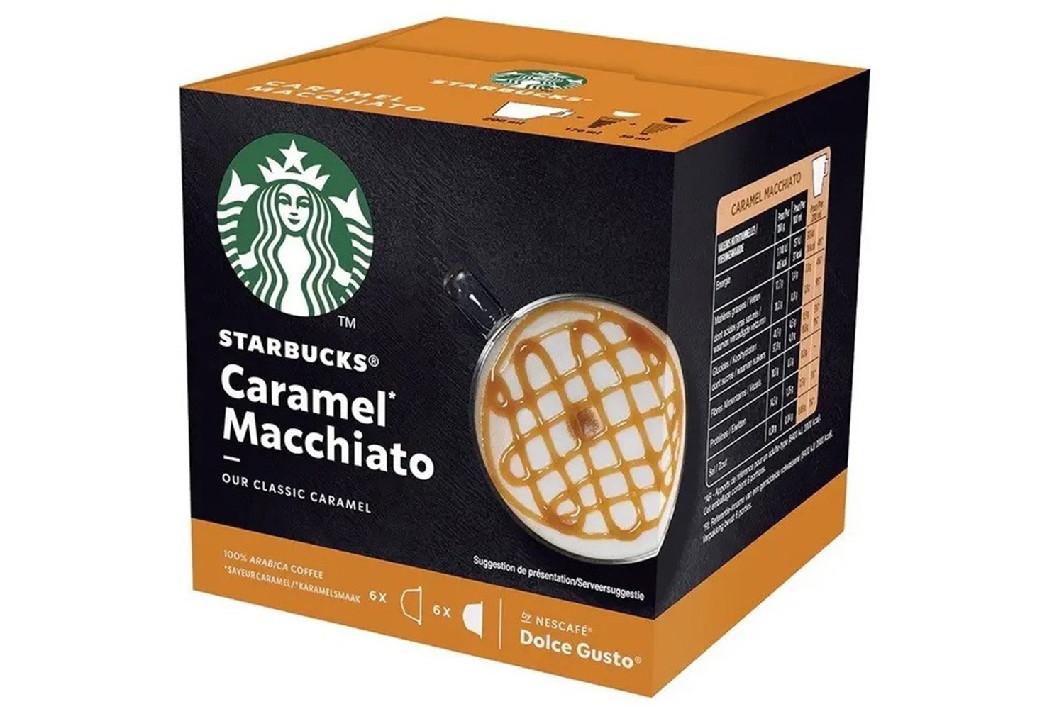 Кава В Капсулі Nescafe Dolce Gusto Starbucks Caramel Macchiato